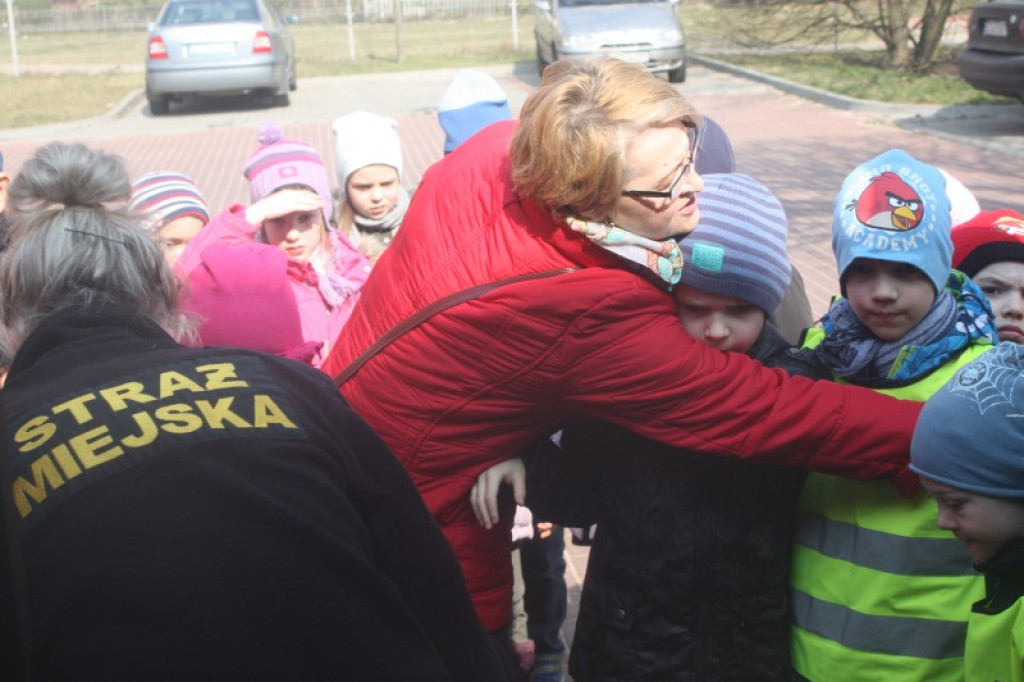Przedszkolaki z wizytą u strażników miejskich