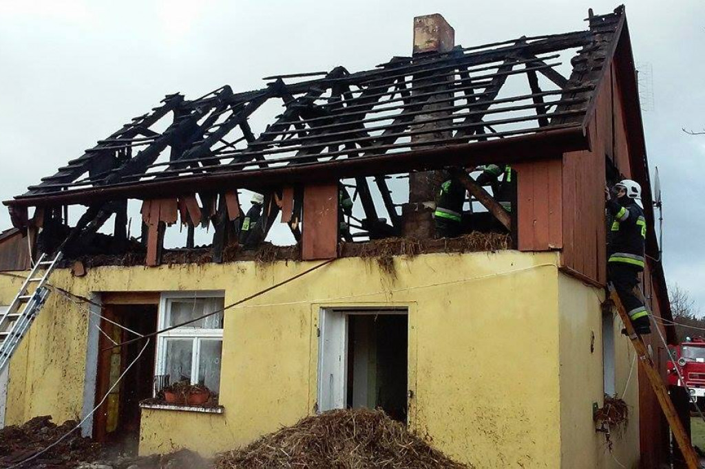 Pożar budynku gospodarczego w Krosinie | OSP Krosino