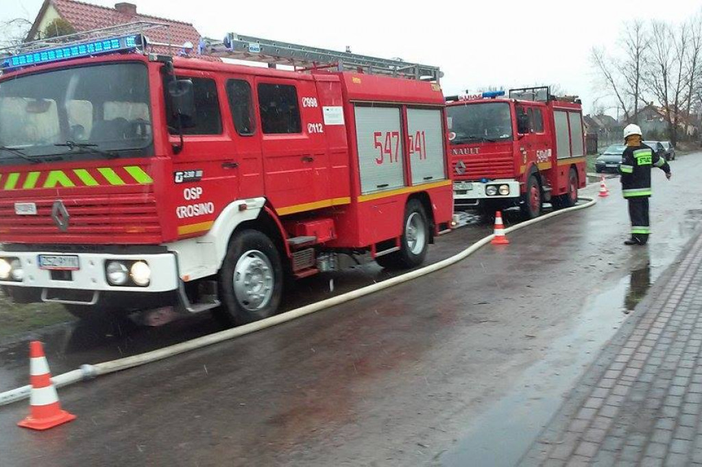 Pożar budynku gospodarczego w Krosinie | OSP Krosino