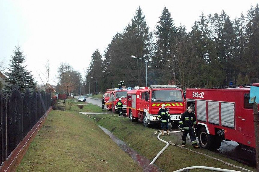 Pożar budynku gospodarczego w Krosinie | OSP Krosino