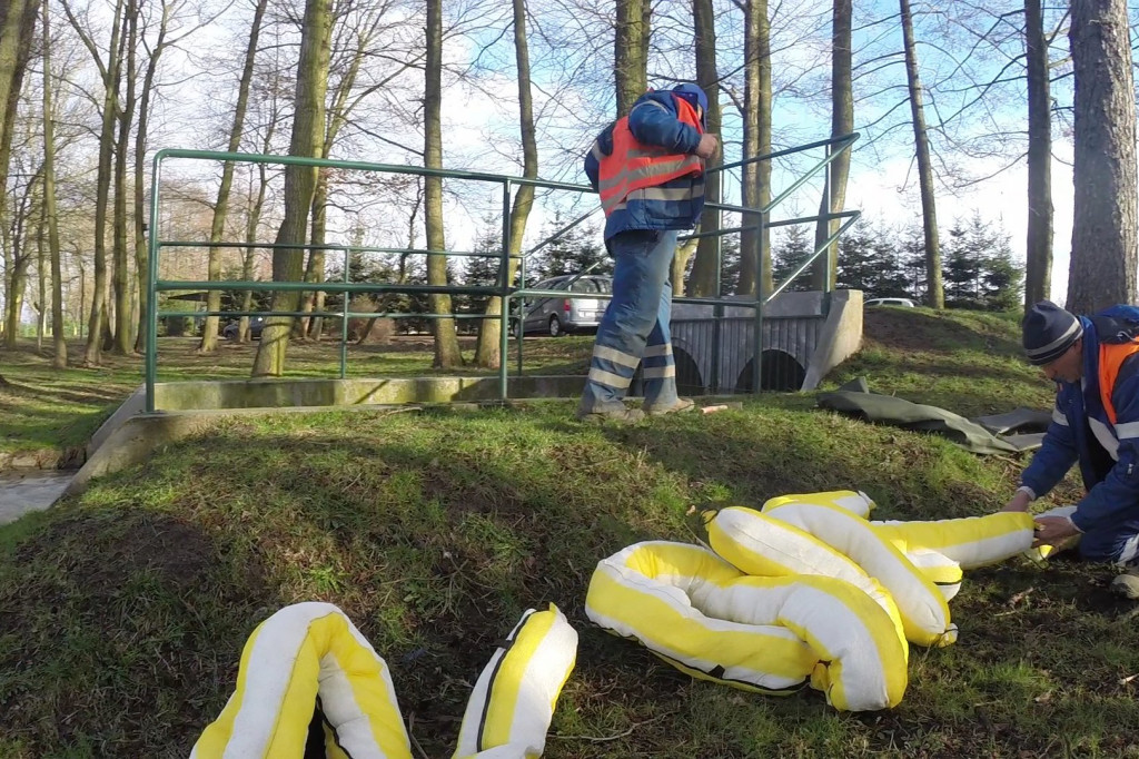 Wyciek parafiny do Trzesiecka