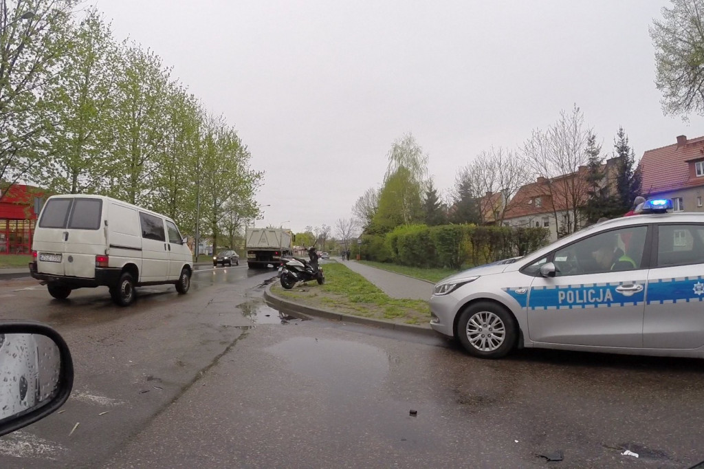 Toyota zajechała drogę skuterowi