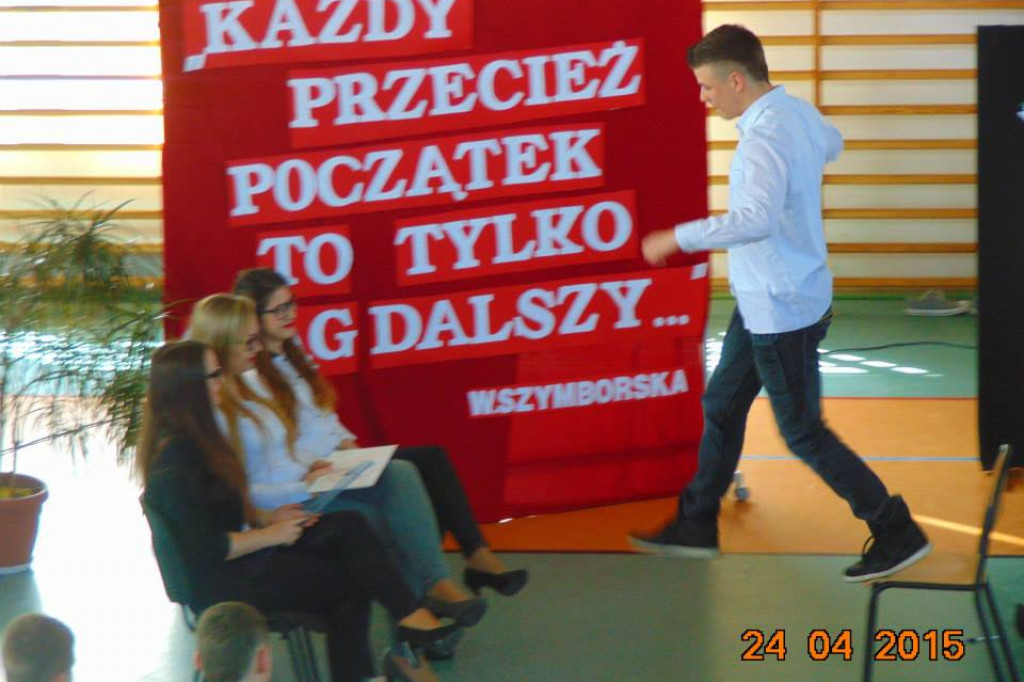 Pożegnanie klasy III LO w Barwicach / fot. Kacper Tomaszewicz