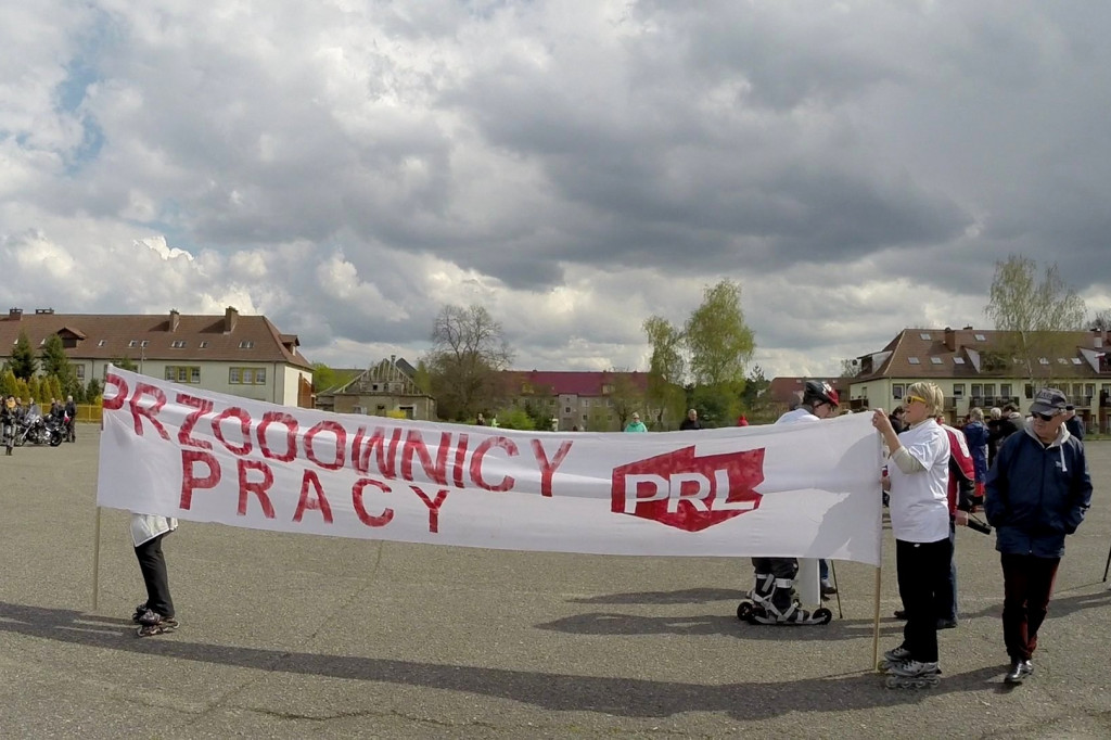 1-majowy pochód przeszedł ulicami Bornego Sulinowa