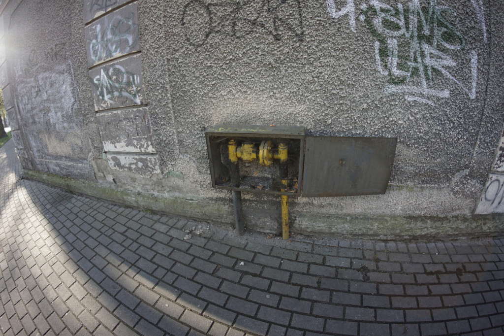 ul. 28 Lutego w Szczecinku - działania wandali