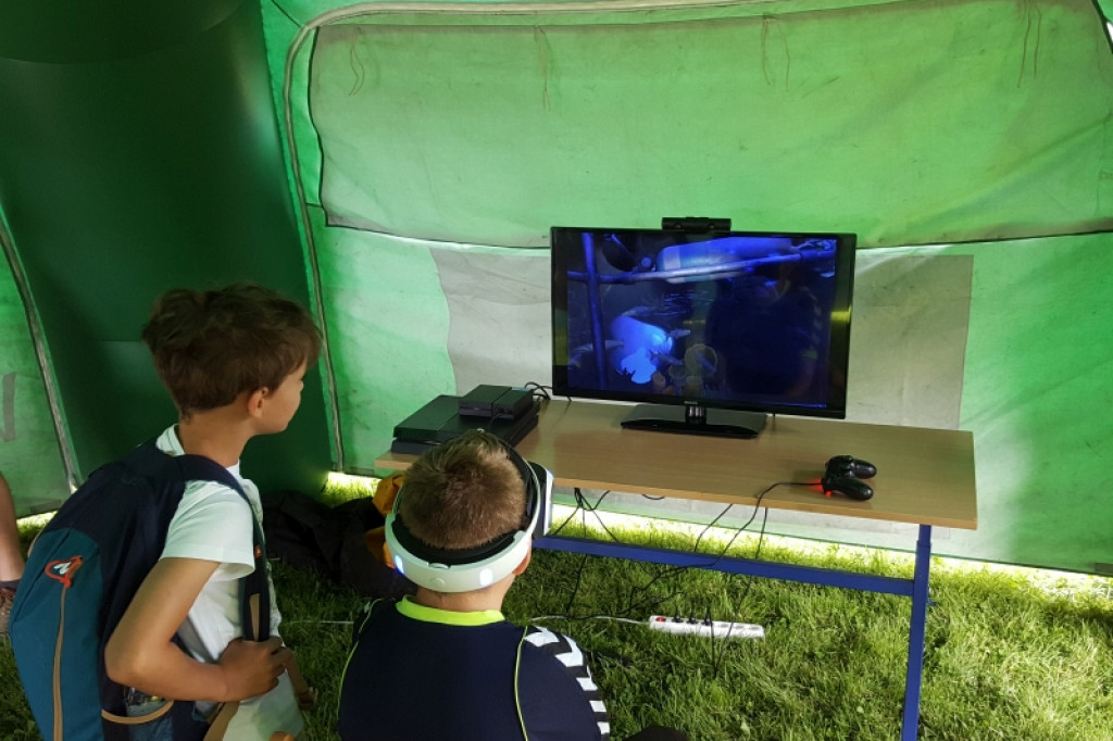 Tłumy na pikniku rodzinnym