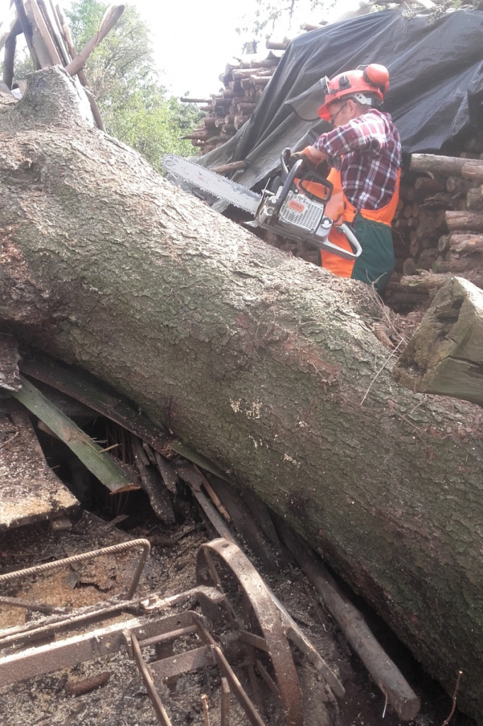 Nasi strażacy pomagają ofiarom nawałnicy