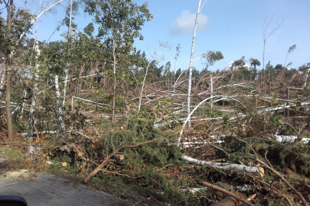 Nasi strażacy pomagają ofiarom nawałnicy