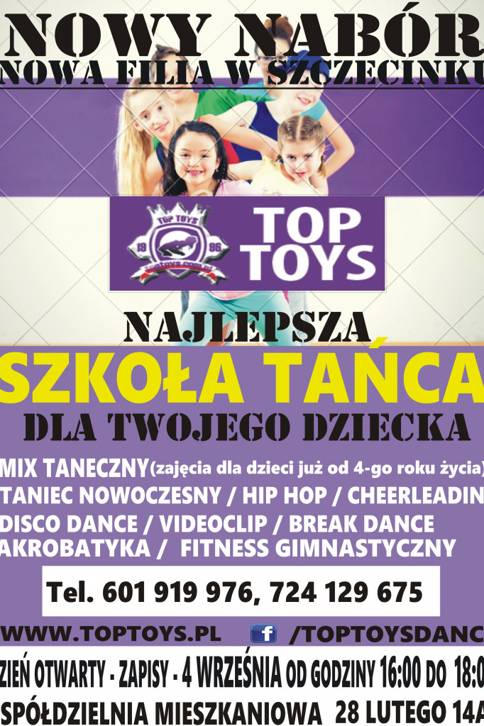 Taniec, fitness, akrobatyka ? to wszystko już od września w Szczecinku!