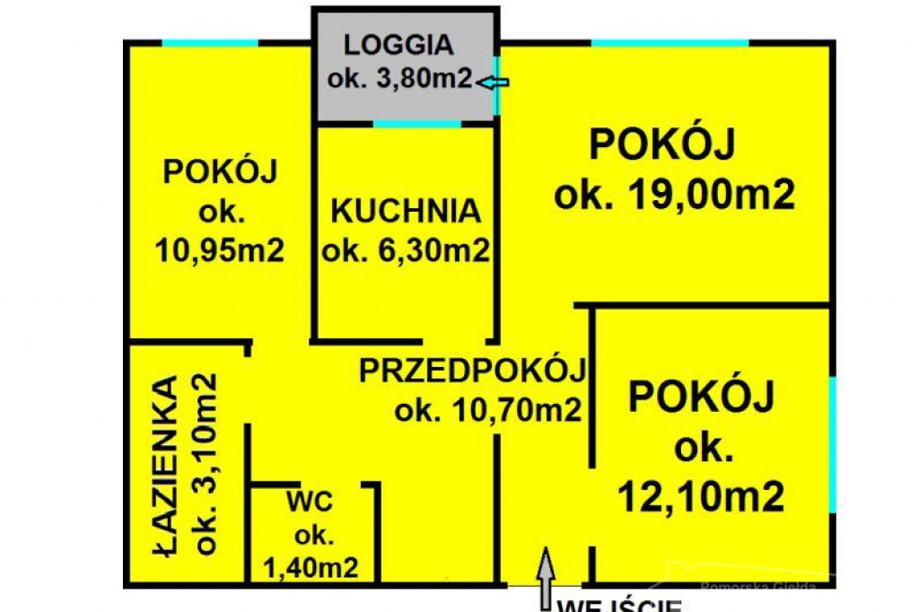 NA SPRZEDAŻ: 3-pokojowe mieszkanie z loggią i garażem na Zachodzie