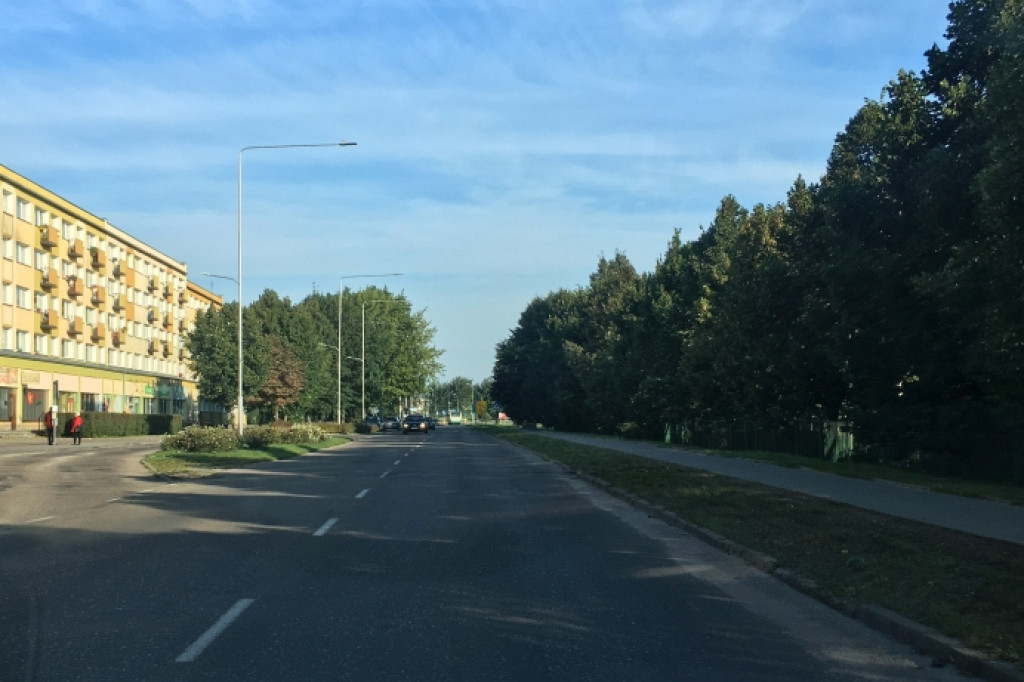 Ulica Koszalińska w Szczecinku przed remontem