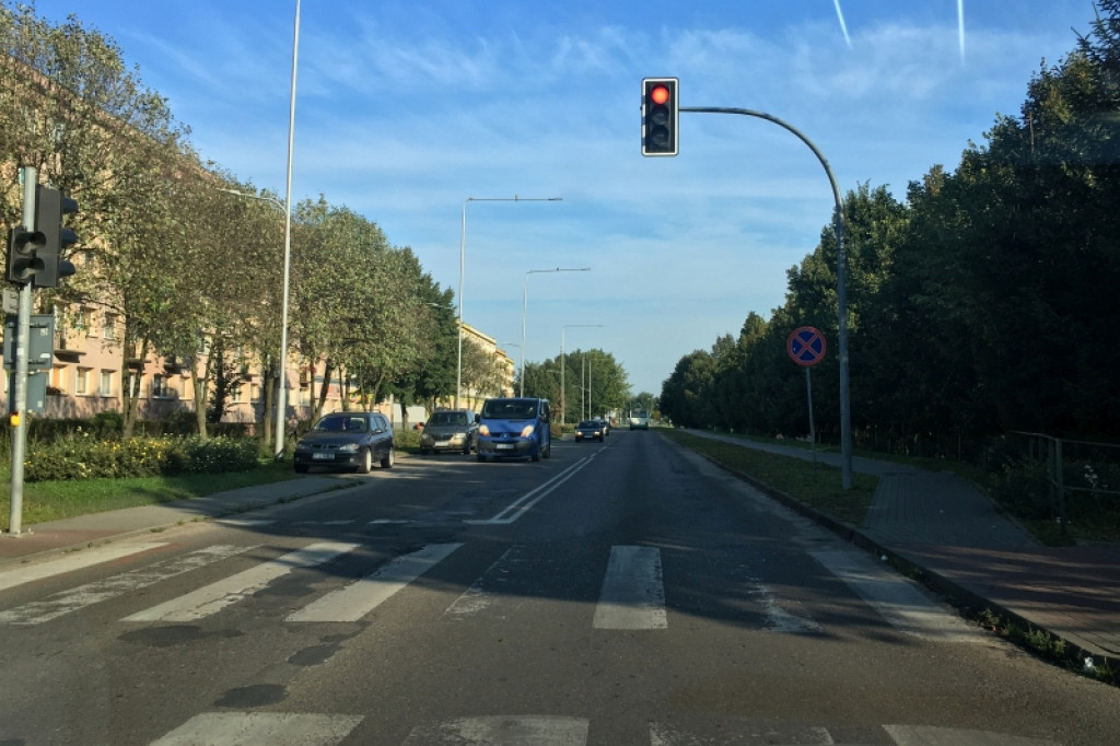 Ulica Koszalińska w Szczecinku przed remontem