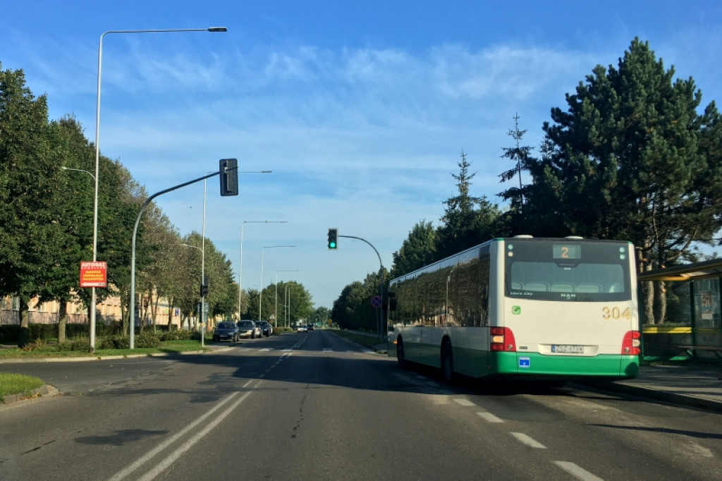 Ulica Koszalińska w Szczecinku przed remontem