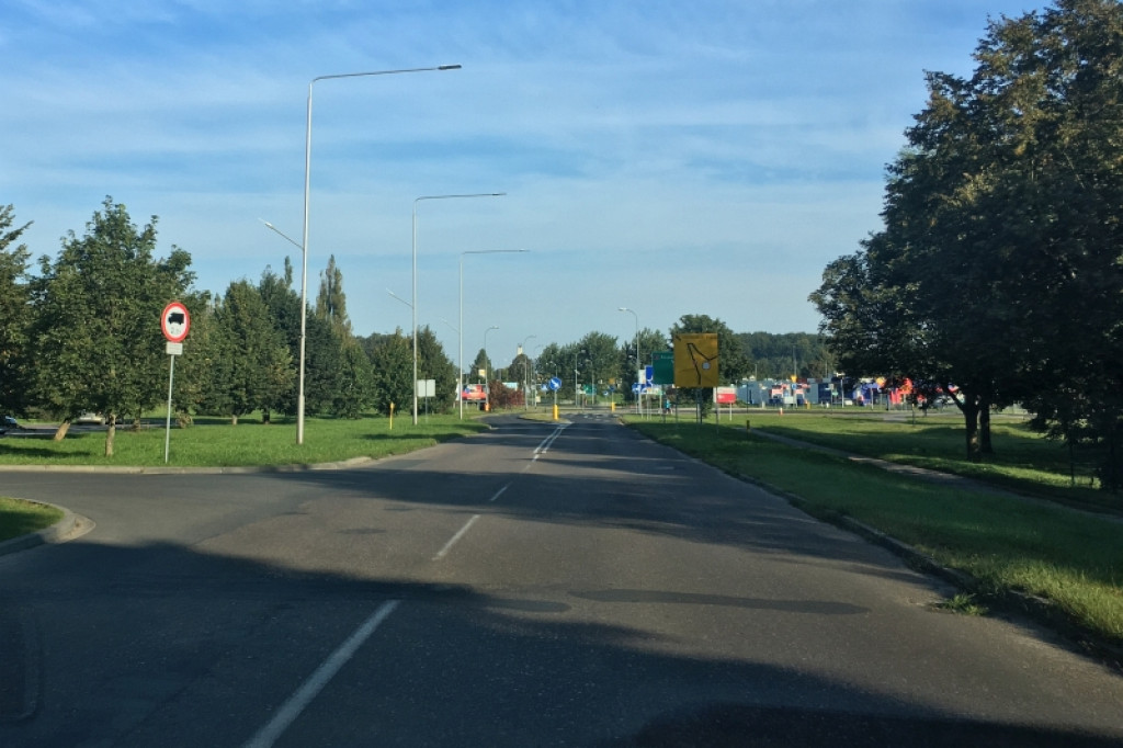 Ulica Koszalińska w Szczecinku przed remontem