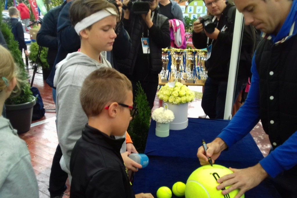Szczecineccy tenisiści na turnieju KIDS DAY w Szczecinie