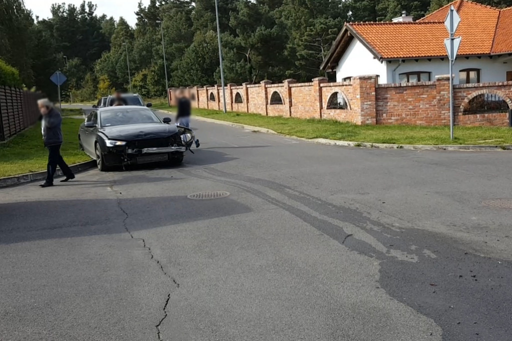 Zderzenie citroena z audi na osiedlu ?generalskim?