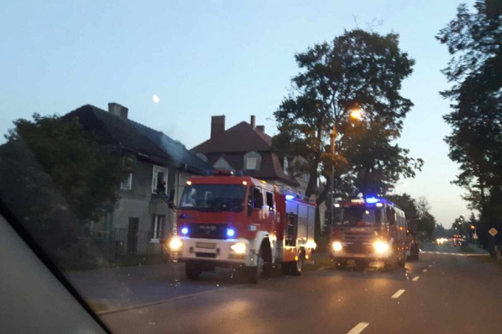 Pożar mieszkania przy Szczecińskiej