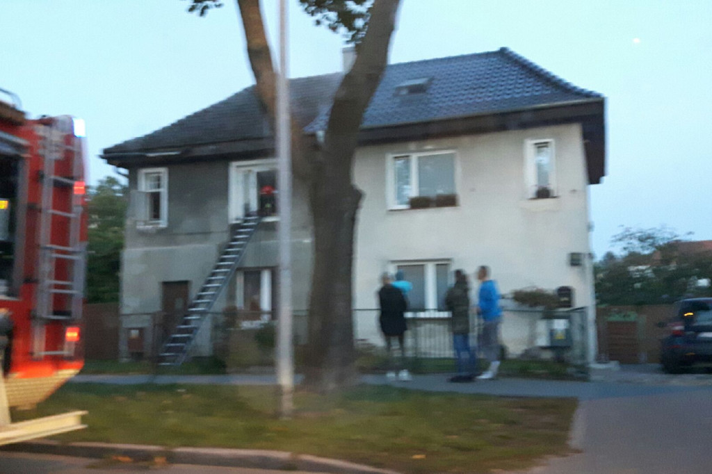 Pożar mieszkania przy Szczecińskiej