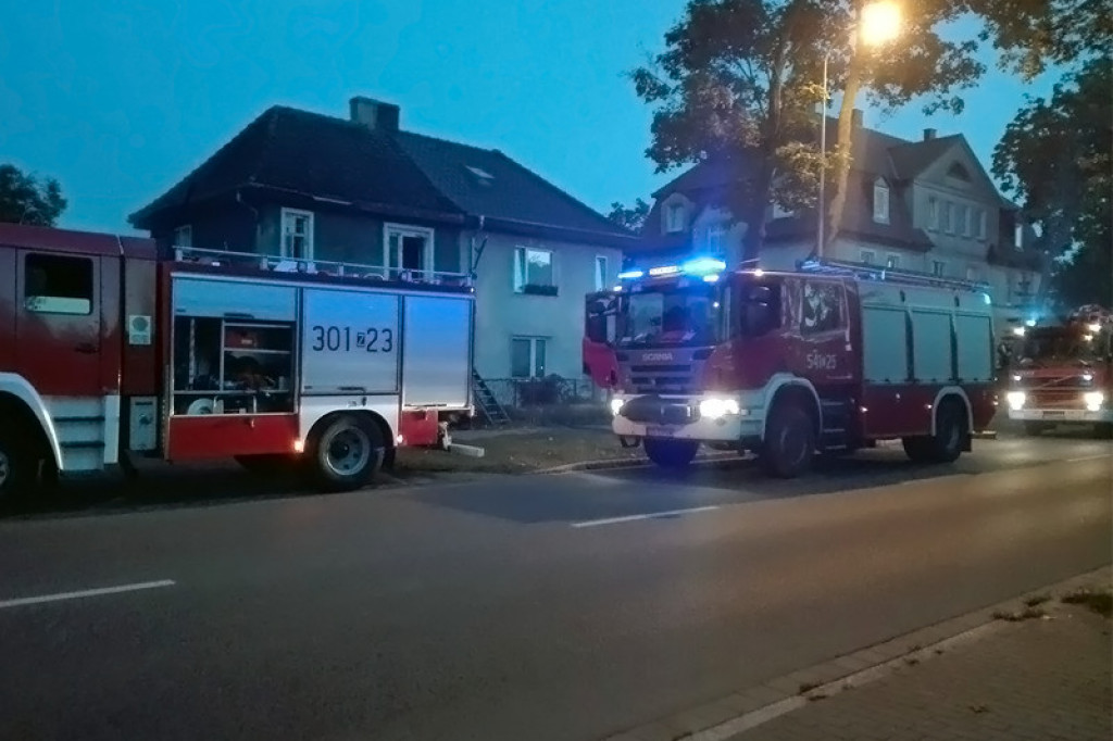 Pożar mieszkania przy Szczecińskiej