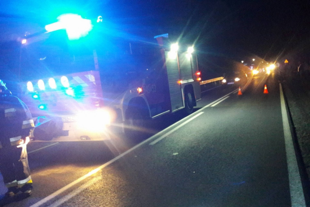 Wypadek pod Marcelinem. Kierowca passata pijany