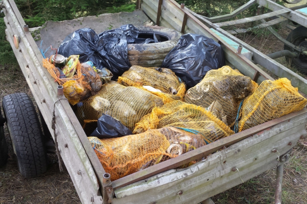 Posprzątali po sezonie rzekę Piławę