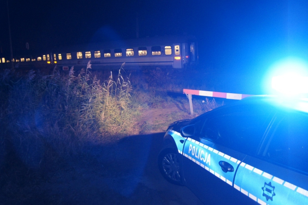 Mężczyzna śmiertelnie potrącony przez pociąg