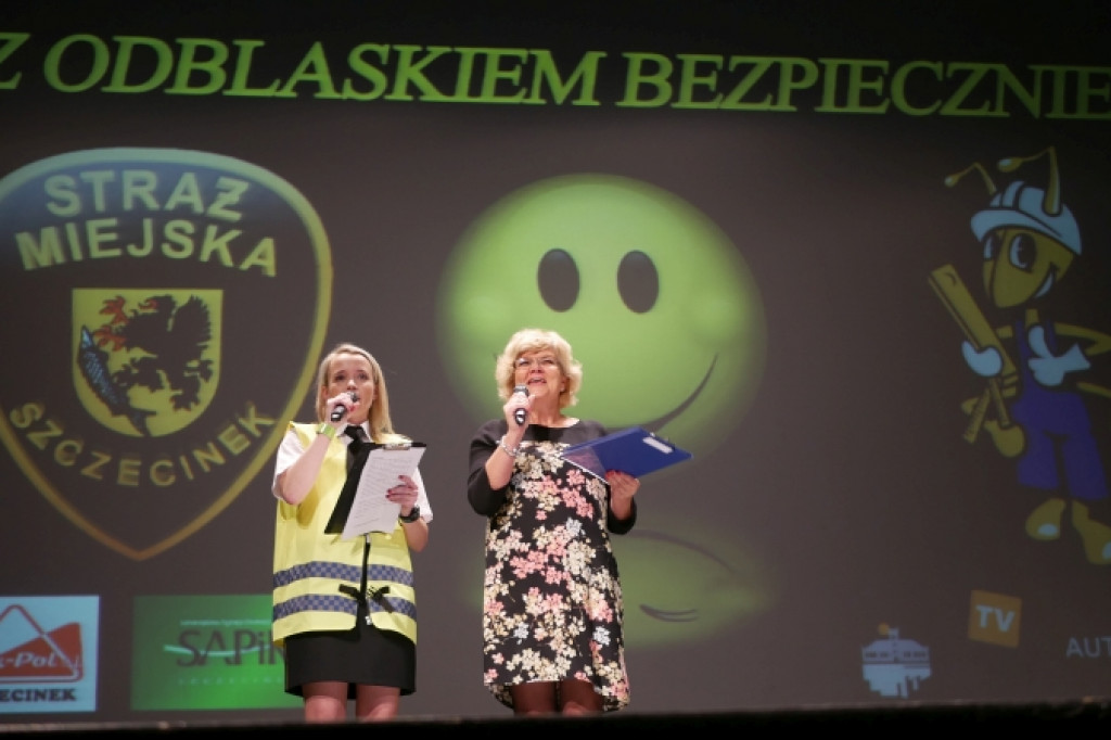 Z odblaskiem bezpieczniej - finał akcji Straży Miejskiej