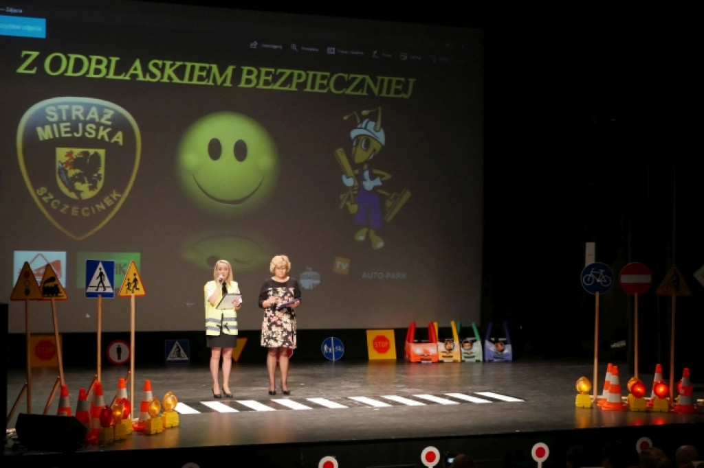 Z odblaskiem bezpieczniej - finał akcji Straży Miejskiej
