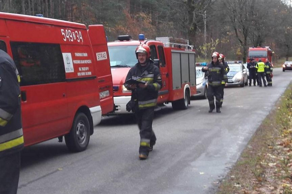 Wypadek na drodze Łubowo ? Rakowo / fot. OSP Łubowo