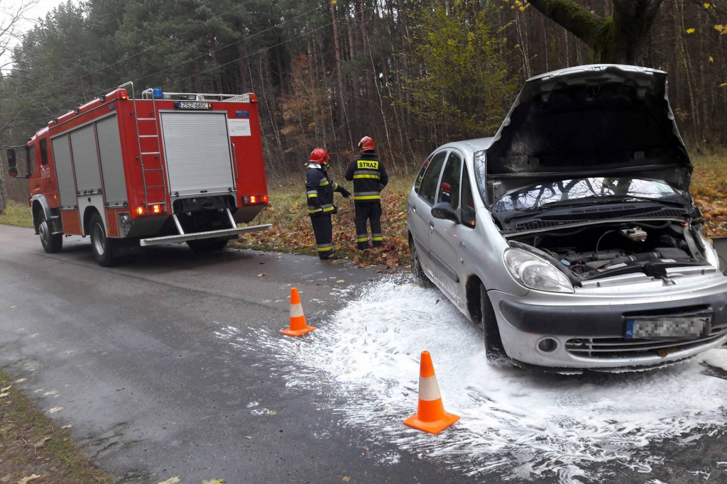 Wypadek na drodze Łubowo ? Rakowo / fot. OSP Łubowo