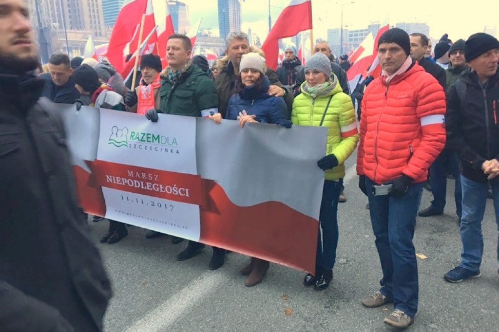 Razem dla Szczecinka na Marszu Niepodległości w Warszawie