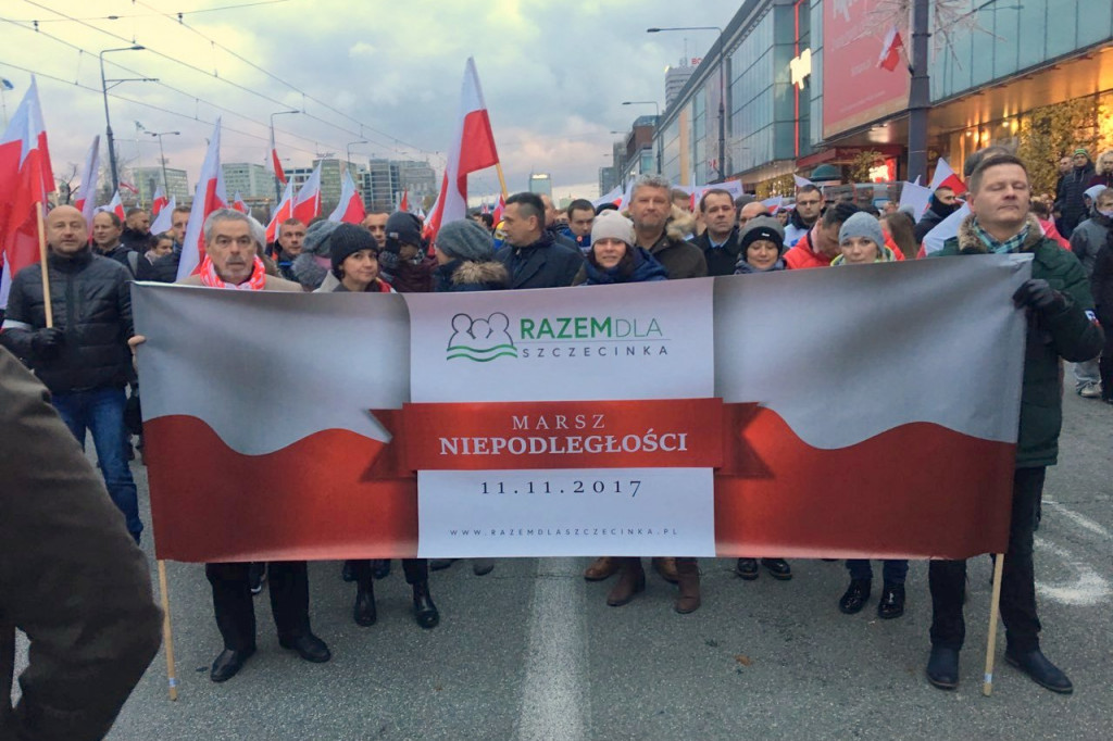 Razem dla Szczecinka na Marszu Niepodległości w Warszawie