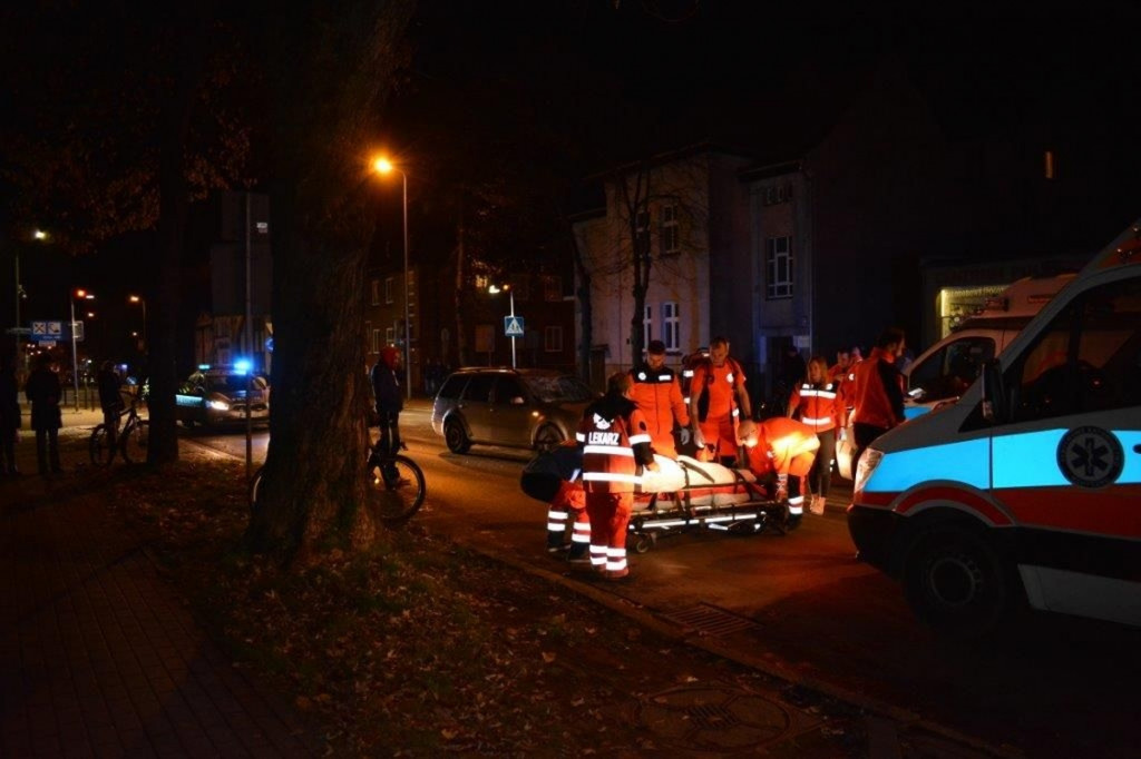 Wypadek na ul. Kościuszki. Młody rowerzysta w szpitalu