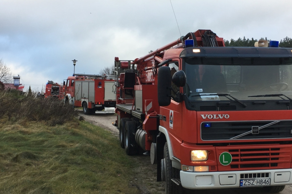 Dym w kotłowni postawił strażaków na nogi