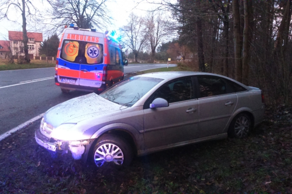 PRZYJEZIERZE. Opel uderzył w drzewo