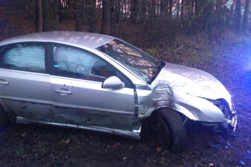 PRZYJEZIERZE. Opel uderzył w drzewo