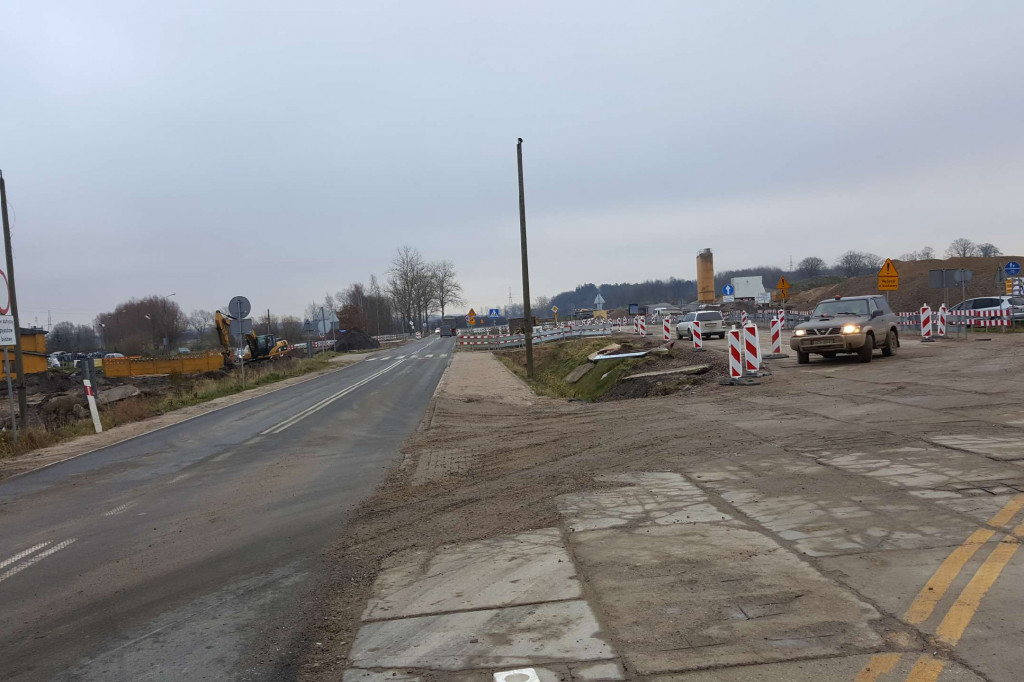 Wyjazd w kierunku Słupska już bez objazdu