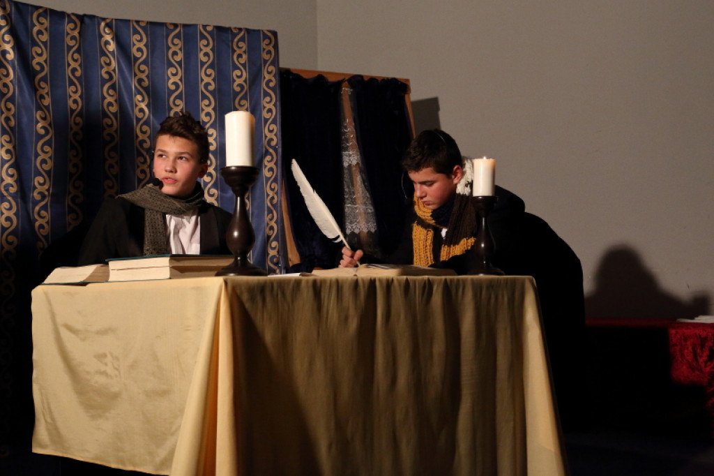 ?Opowieść wigilijna? w szkole w Łubowie