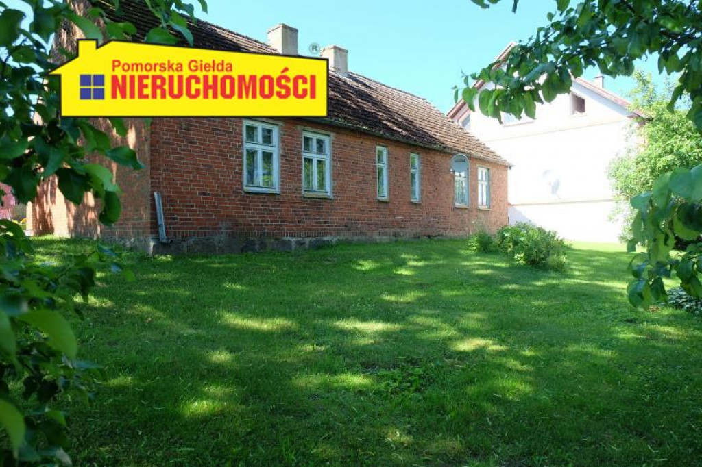 NA SPRZEDAŻ. Tani dom blisko Szczecinka z dużym budynkiem gospodarczym