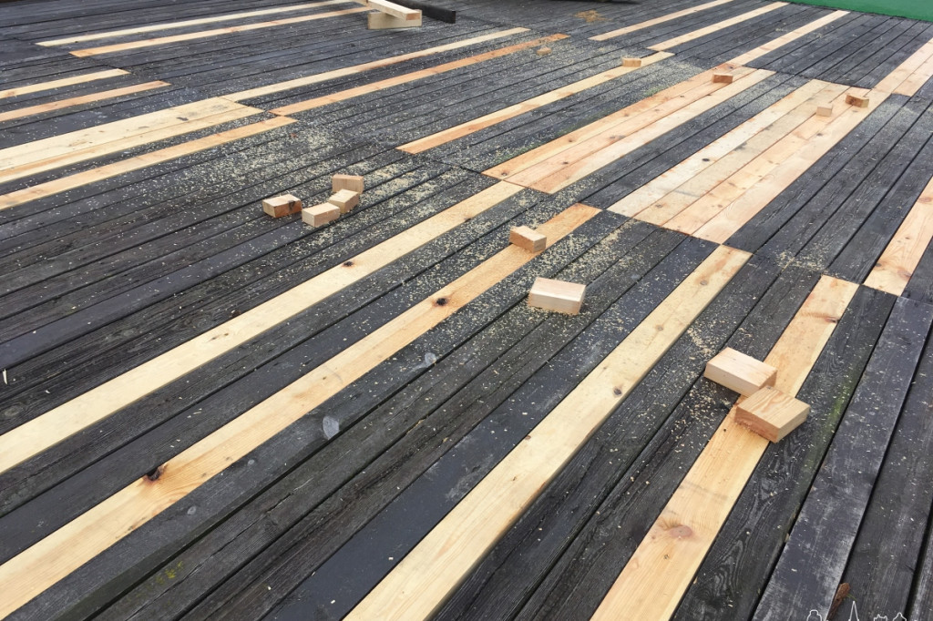 Pomost przy wyciągu w coraz gorszym stanie