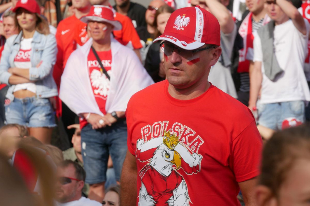 Strefa Kibica w Szczecinku. Mecz Polska - Senegal