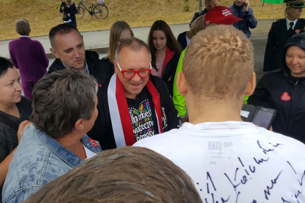 Jerzy Owsiak w Szczecinku. Mamy rondo im. WOŚP! [WIDEO]