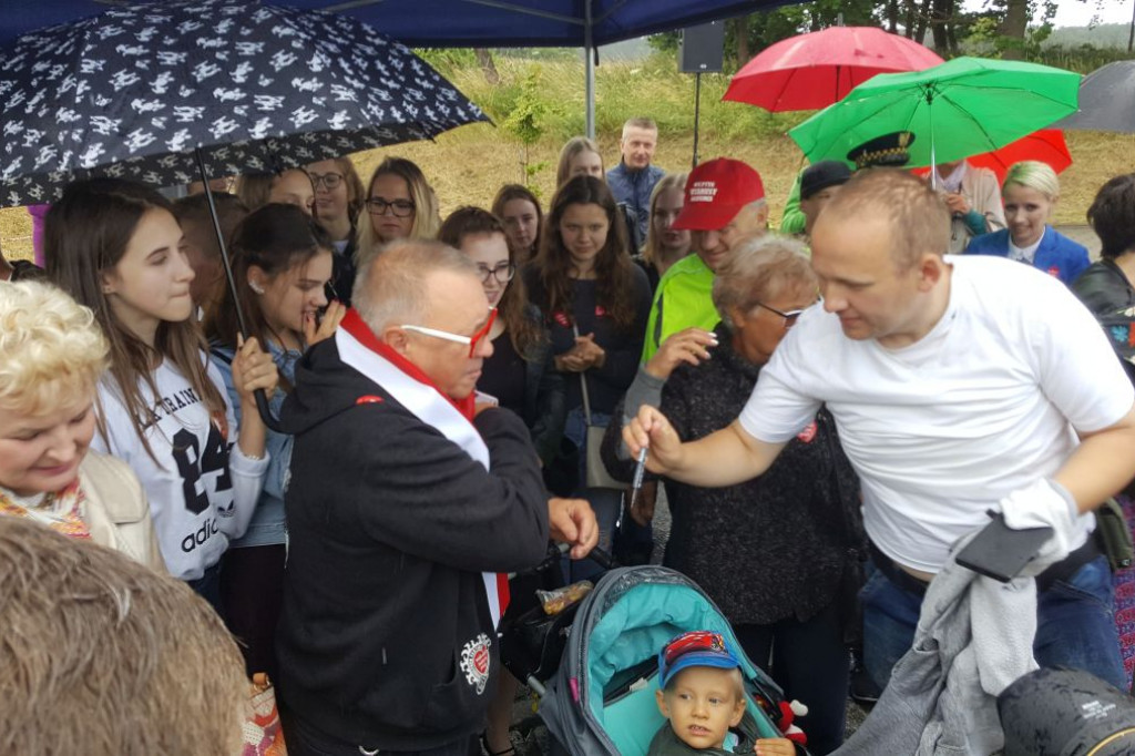 Jerzy Owsiak w Szczecinku. Mamy rondo im. WOŚP! [WIDEO]