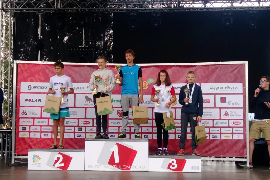 Udane starty zawodniczek z klubu Triathlon Szczecinek