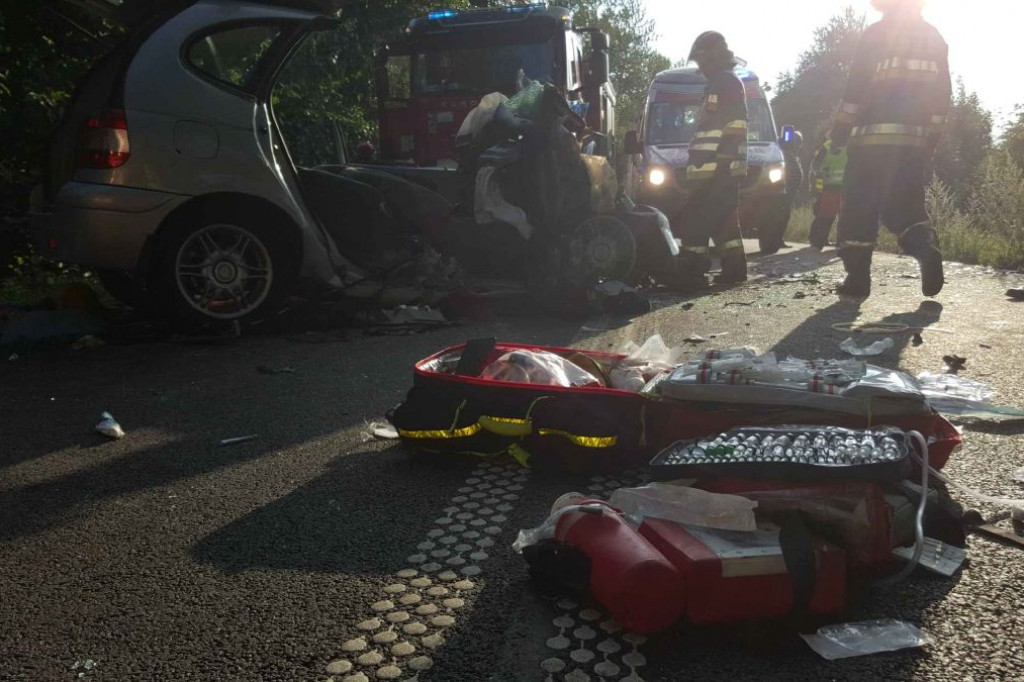 Groźny wypadek pod Barwicami. Są ciężko ranni