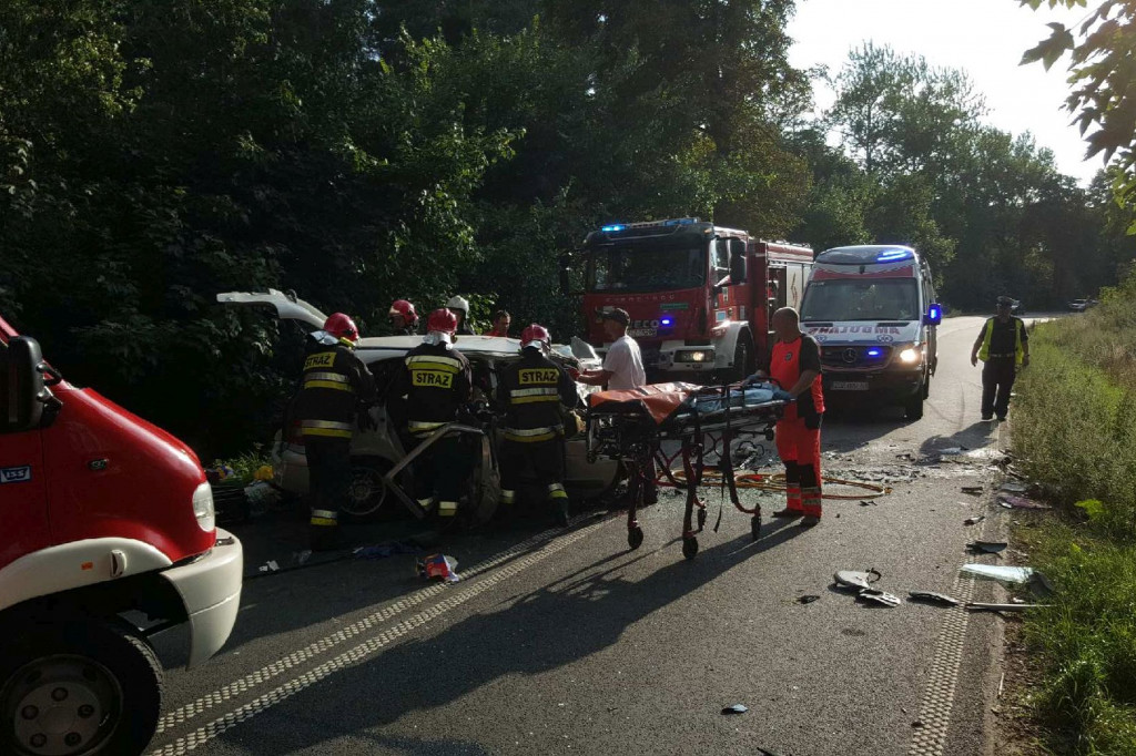 Groźny wypadek pod Barwicami. Są ciężko ranni