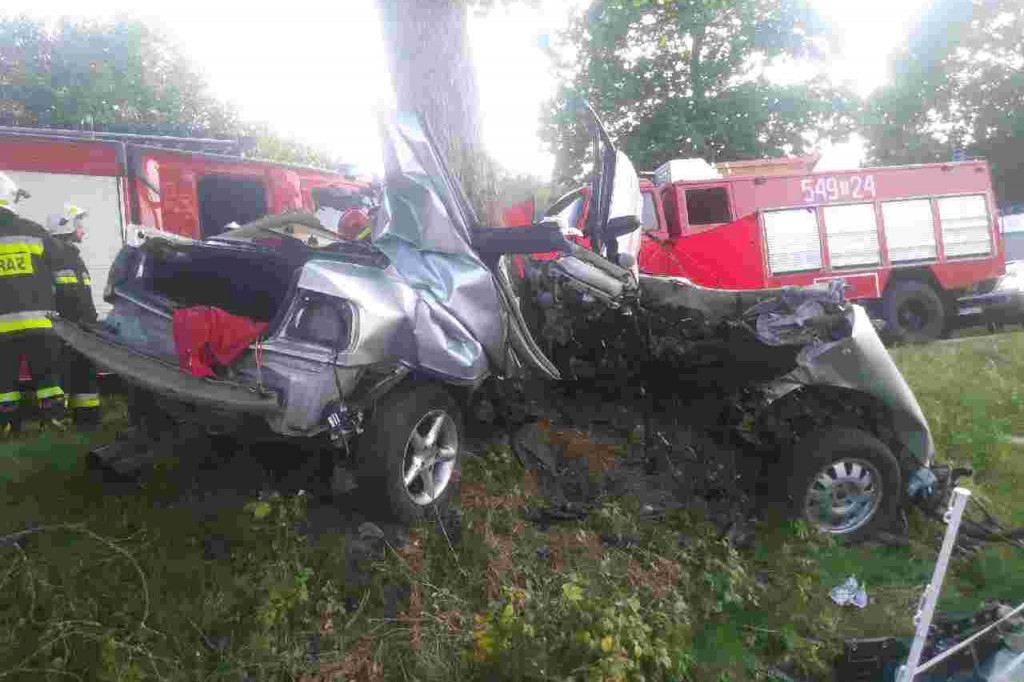 Tragedia na drodze. 13-latek wsiadł za kierownicę i uderzył w drzewo. Zginął na miejscu