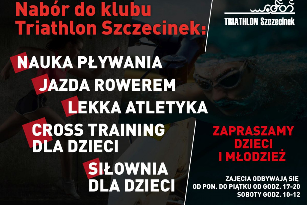 Klub Triathlon Szczecinek zaprasza dzieci i młodzież na zajęcia. Zapisy ruszyły!