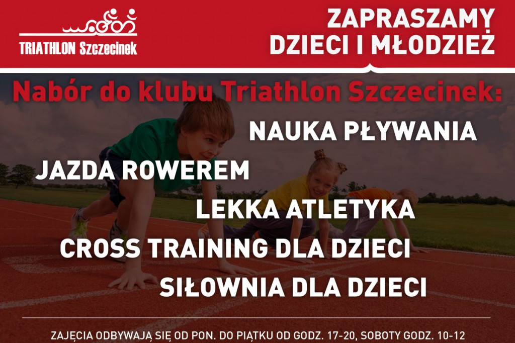 Klub Triathlon Szczecinek zaprasza dzieci i młodzież na zajęcia. Zapisy ruszyły!