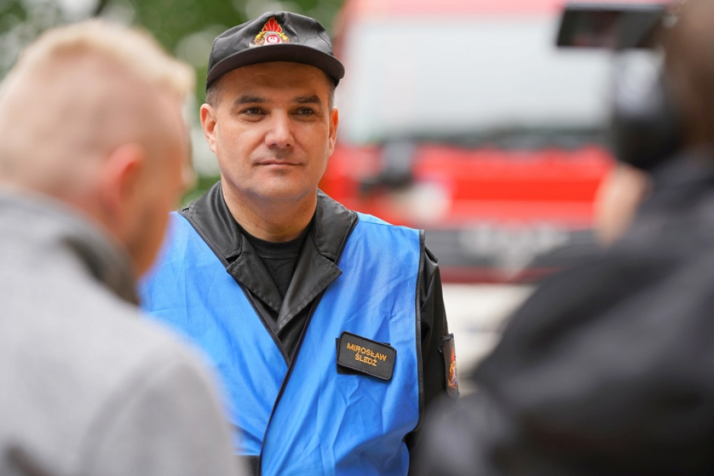 Ćwiczenia pożarowe w kościele NNMP w Szczecinku